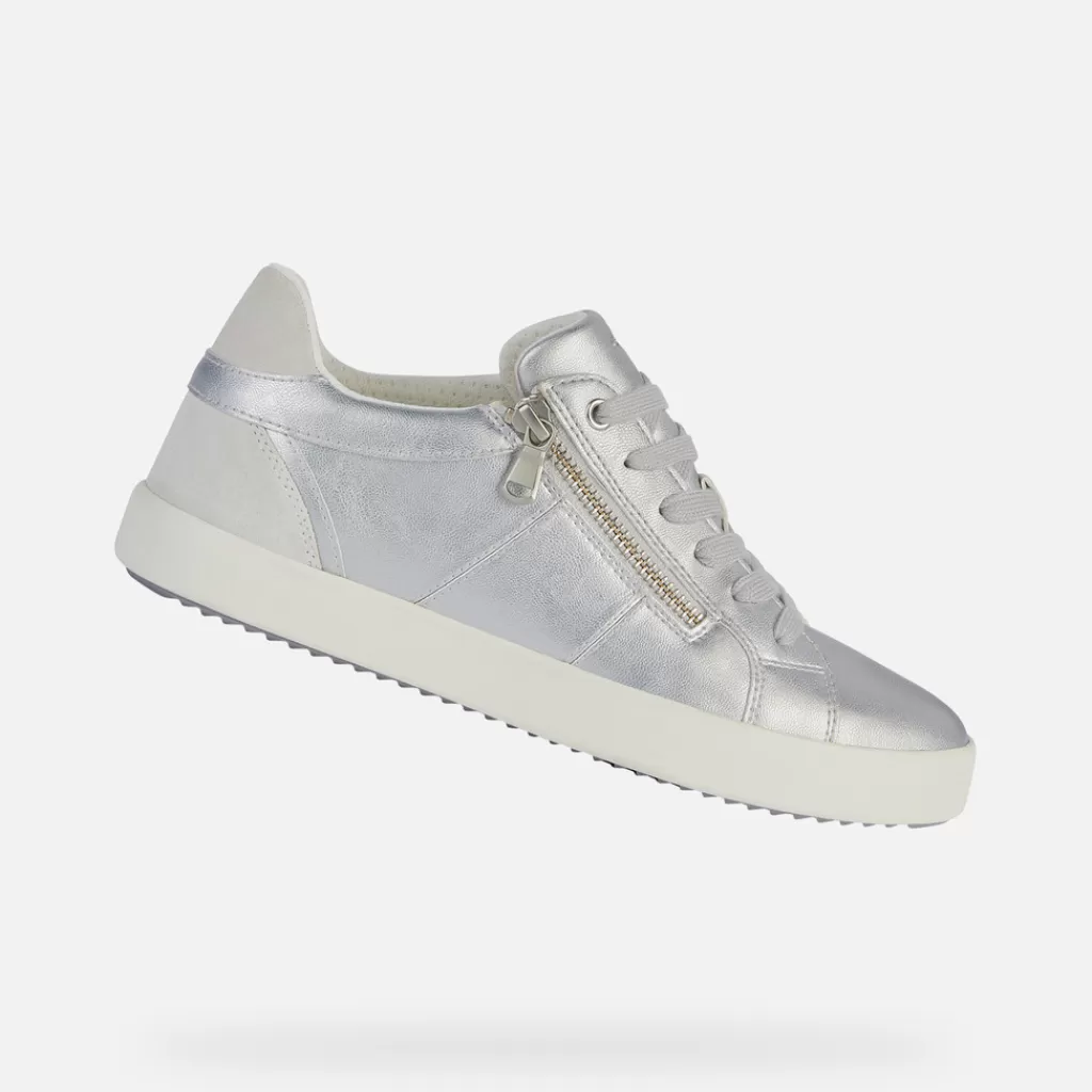 Respira™ | Sneakers<Geox BLOMIEE DONNA - SNEAKERS da donna argento/bianco latte