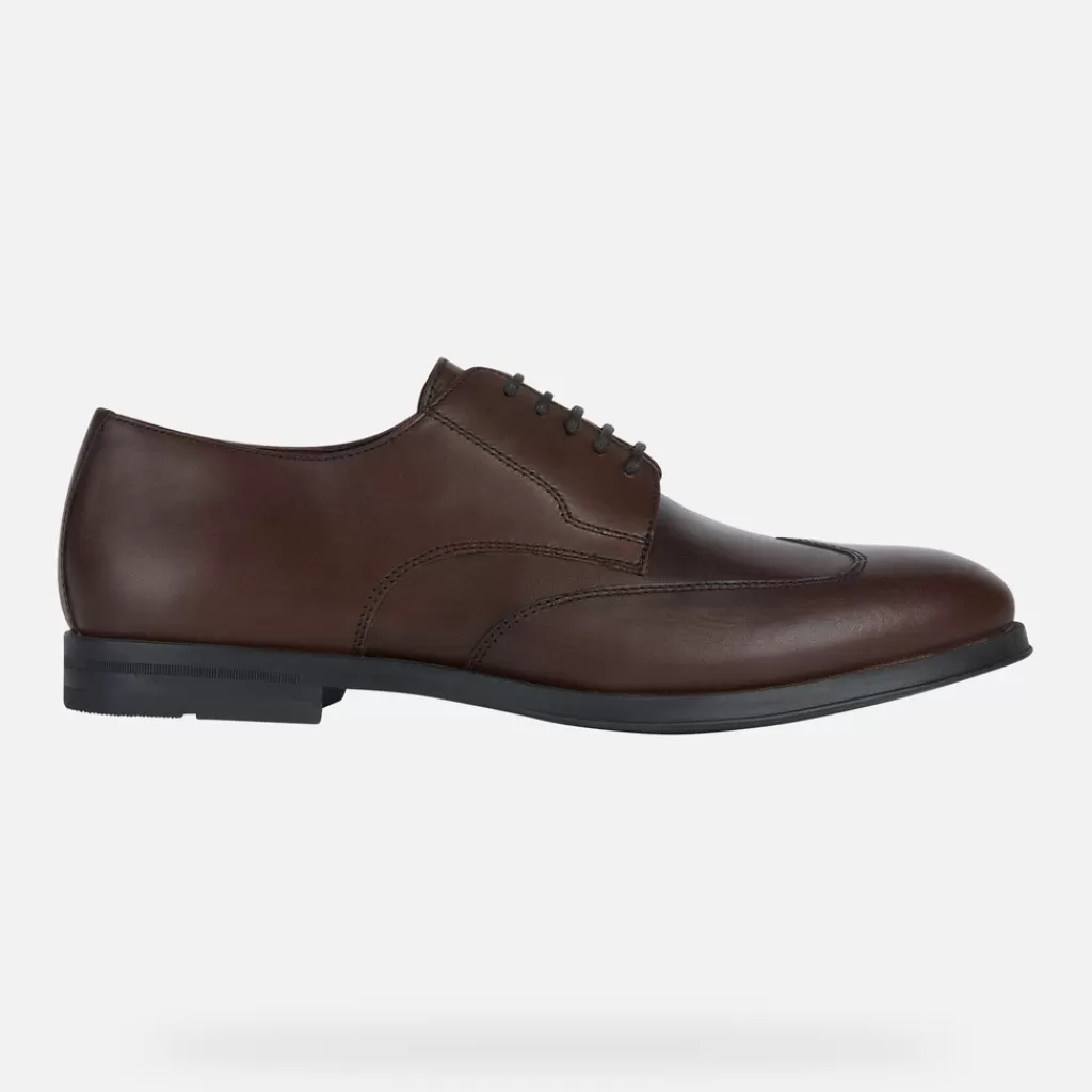 Respira™ | Scarpe eleganti<Geox DECIO UOMO - SCARPE ELEGANTI da uomo marrone scuro