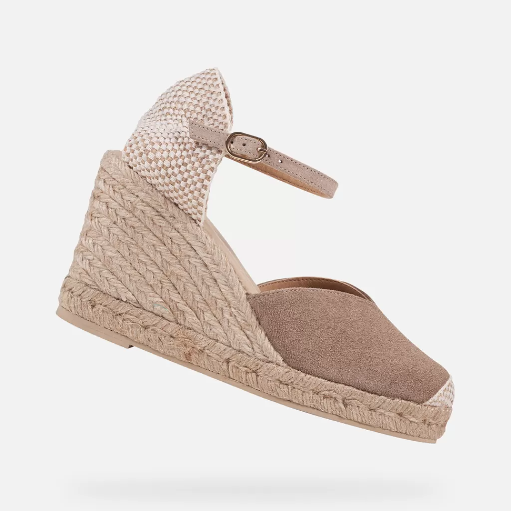 Respira™ | Scarpe con zeppa<Geox GELSA DONNA - SANDALI da donna beige