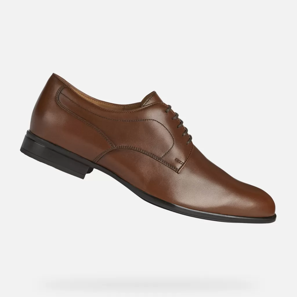 Respira™ | Scarpe eleganti<Geox IACOPO UOMO - SCARPE ELEGANTI da uomo cognac