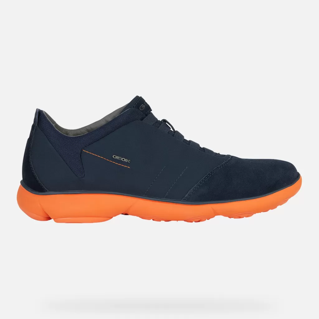 Nebula™ | Slip on<Geox NEBULA UOMO - SLIP ON da uomo blu navy/arancione