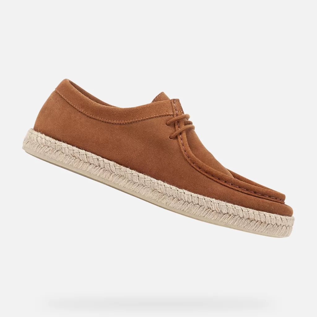 Respira™ | Scarpe casual<Geox OSTUNI UOMO - SNEAKERS da uomo cognac