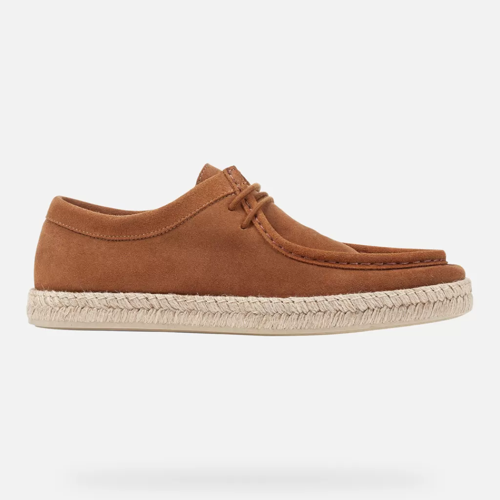 Respira™ | Scarpe casual<Geox OSTUNI UOMO - SNEAKERS da uomo cognac