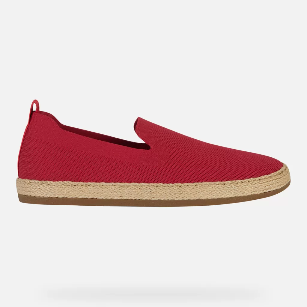 Respira™ | Slip on<Geox PANTELLERIA UOMO - SLIP ON da uomo rosso