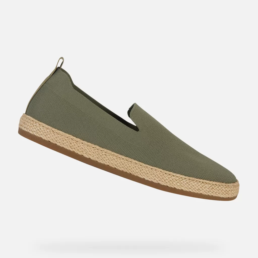 Respira™ | Slip on<Geox PANTELLERIA UOMO - SLIP ON da uomo verde salvia