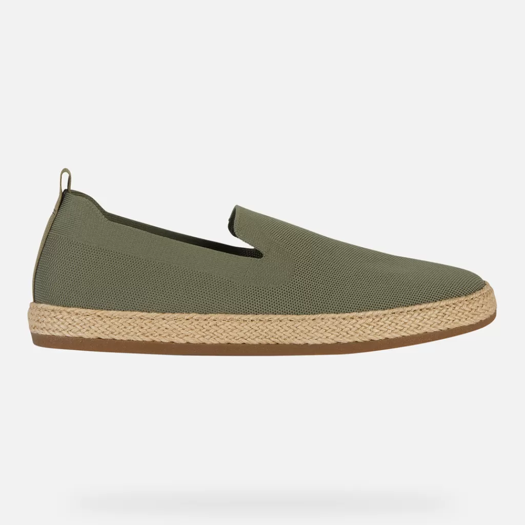 Respira™ | Slip on<Geox PANTELLERIA UOMO - SLIP ON da uomo verde salvia