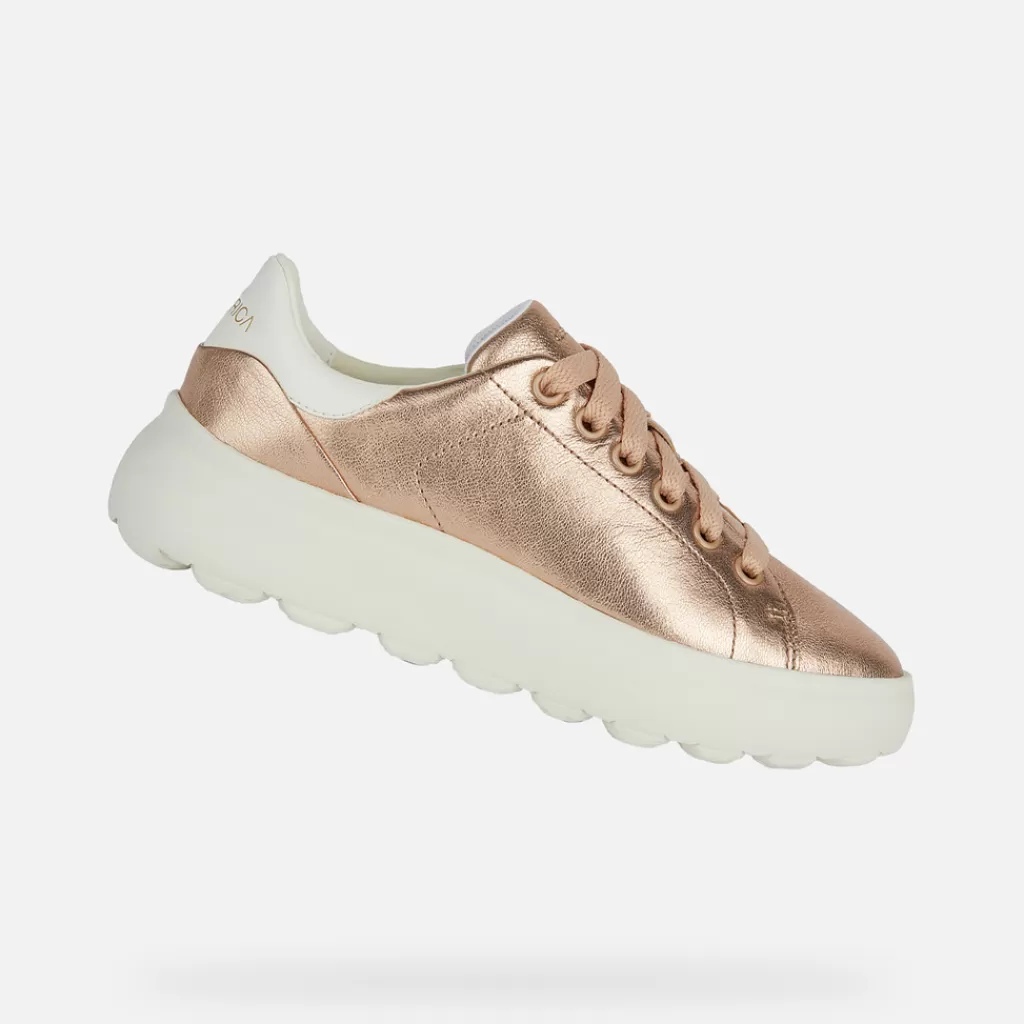 Spherica™ | Sneakers<Geox SPHERICA EC4.1 DONNA - SNEAKERS da donna oro rosa/bianco