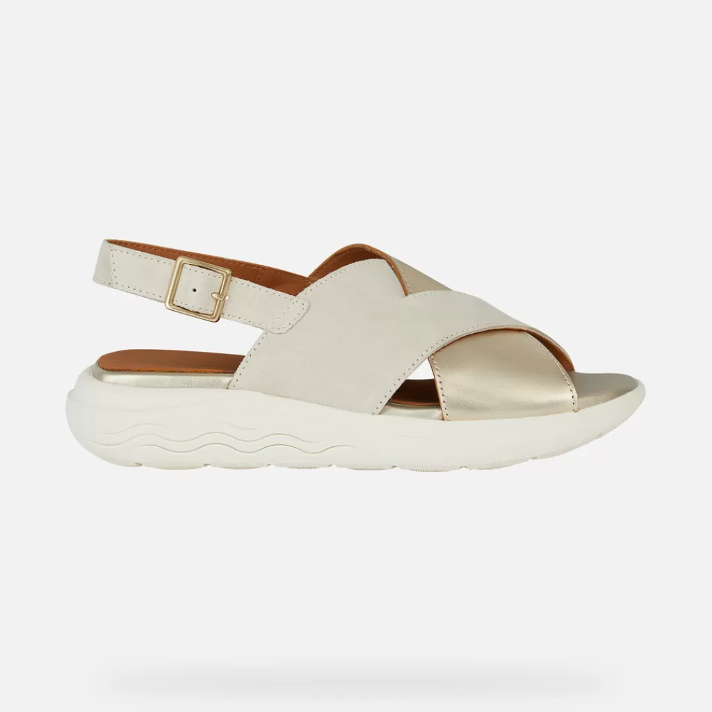 Spherica™ | Sandali<Geox SPHERICA EC5 DONNA - SANDALI da donna beige chiaro/oro chiaro