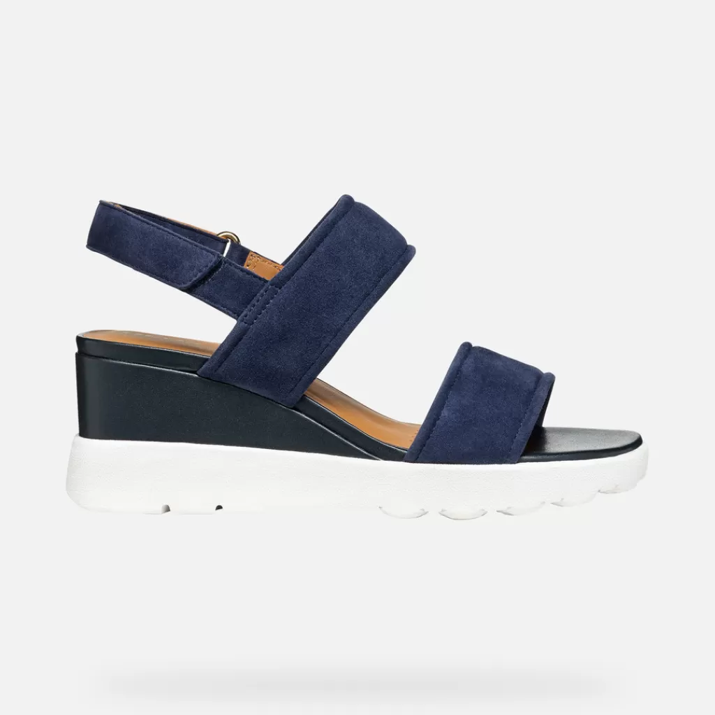 Spherica™ | Scarpe con zeppa<Geox SPHERICA EC6 DONNA - SANDALI da donna blu navy