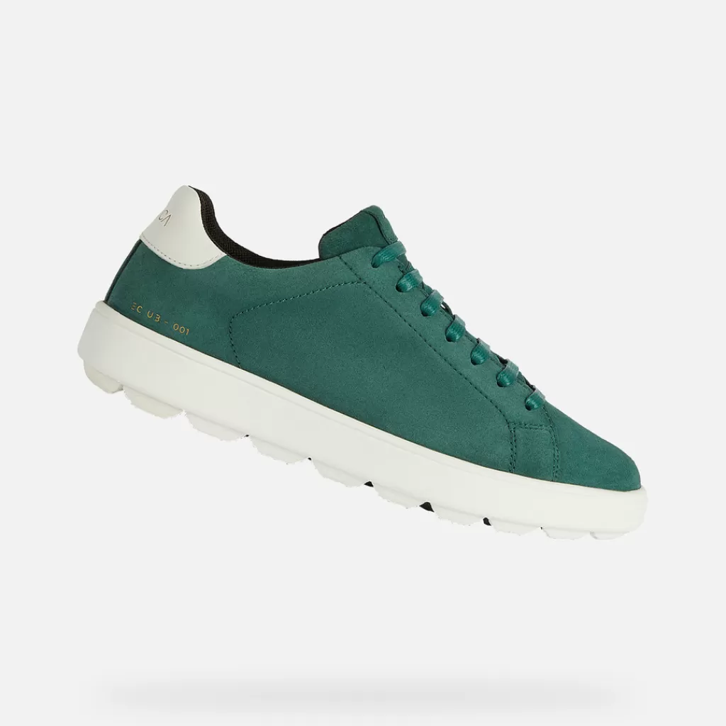 Spherica™ | Sneakers<Geox SPHERICA ECUB-1 DONNA - SNEAKERS da donna verde scuro/bianco