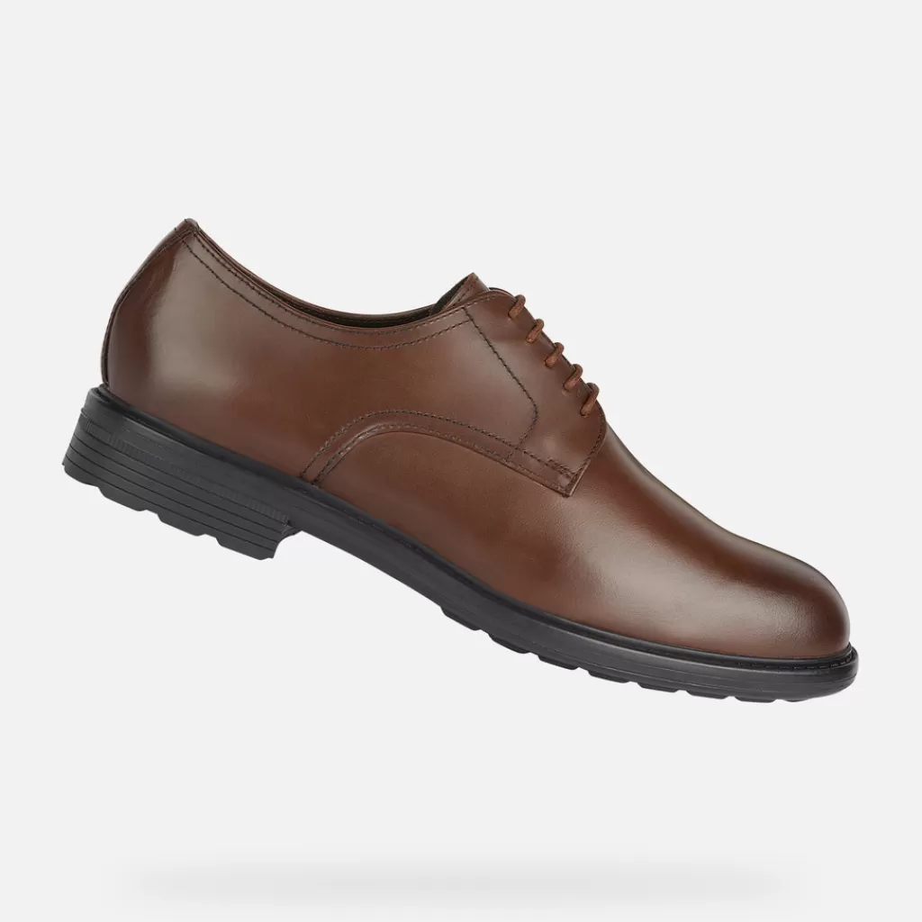 Respira™ | Scarpe eleganti<Geox WALK PLEASURE UOMO - SCARPE ELEGANTI da uomo cognac