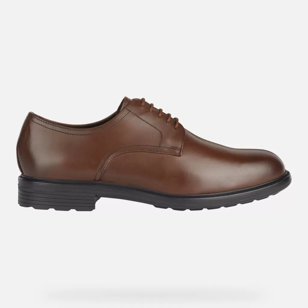 Respira™ | Scarpe eleganti<Geox WALK PLEASURE UOMO - SCARPE ELEGANTI da uomo cognac