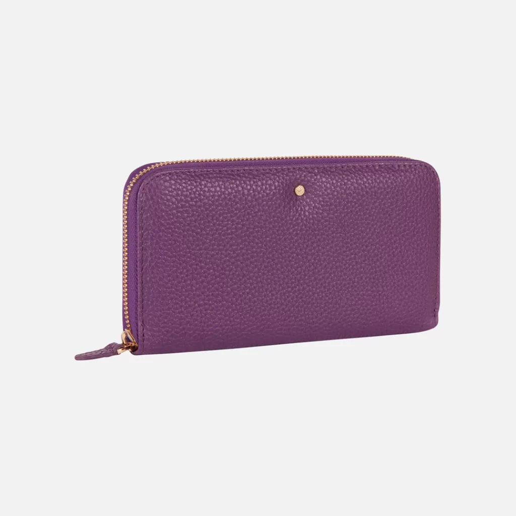 Portafogli<Geox WALLET DONNA - PORTAFOGLI da donna viola