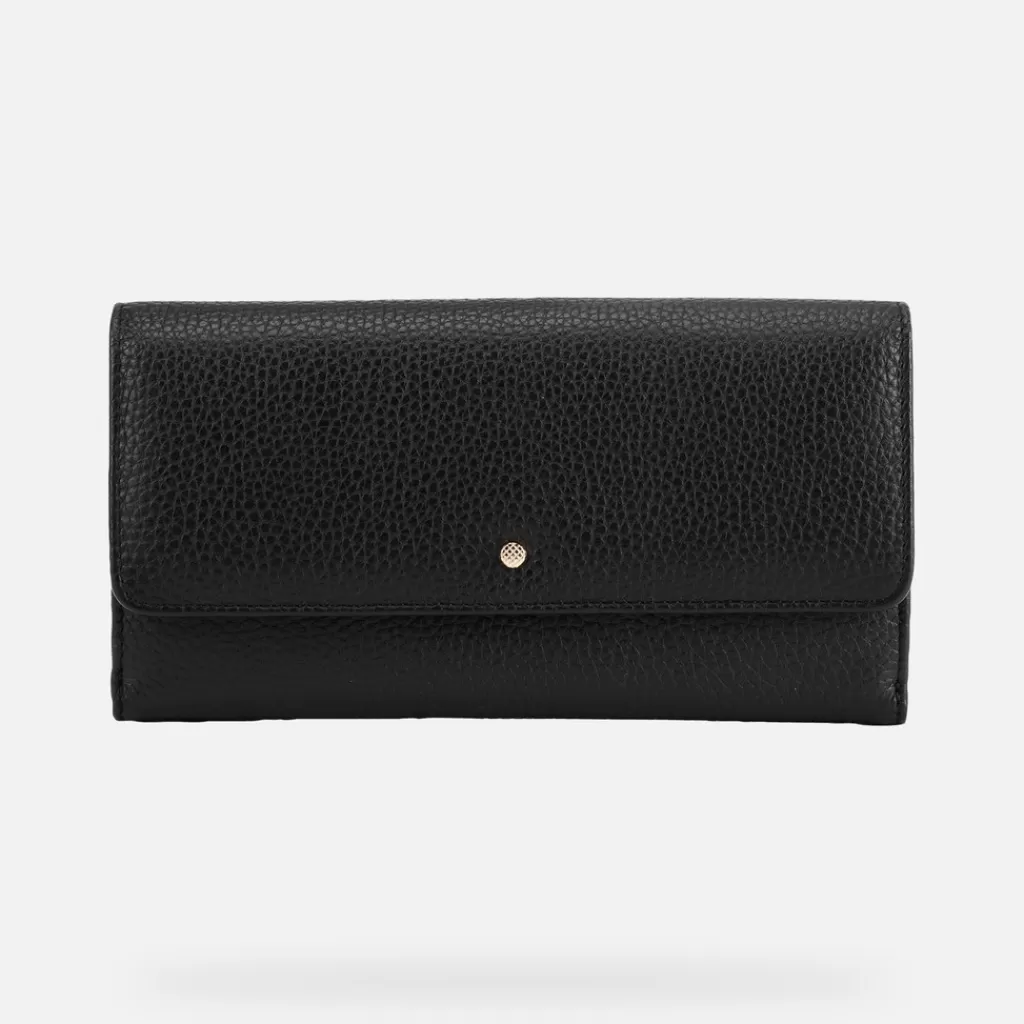 Portafogli<Geox WALLET DONNA - PORTAFOGLI da donna nero