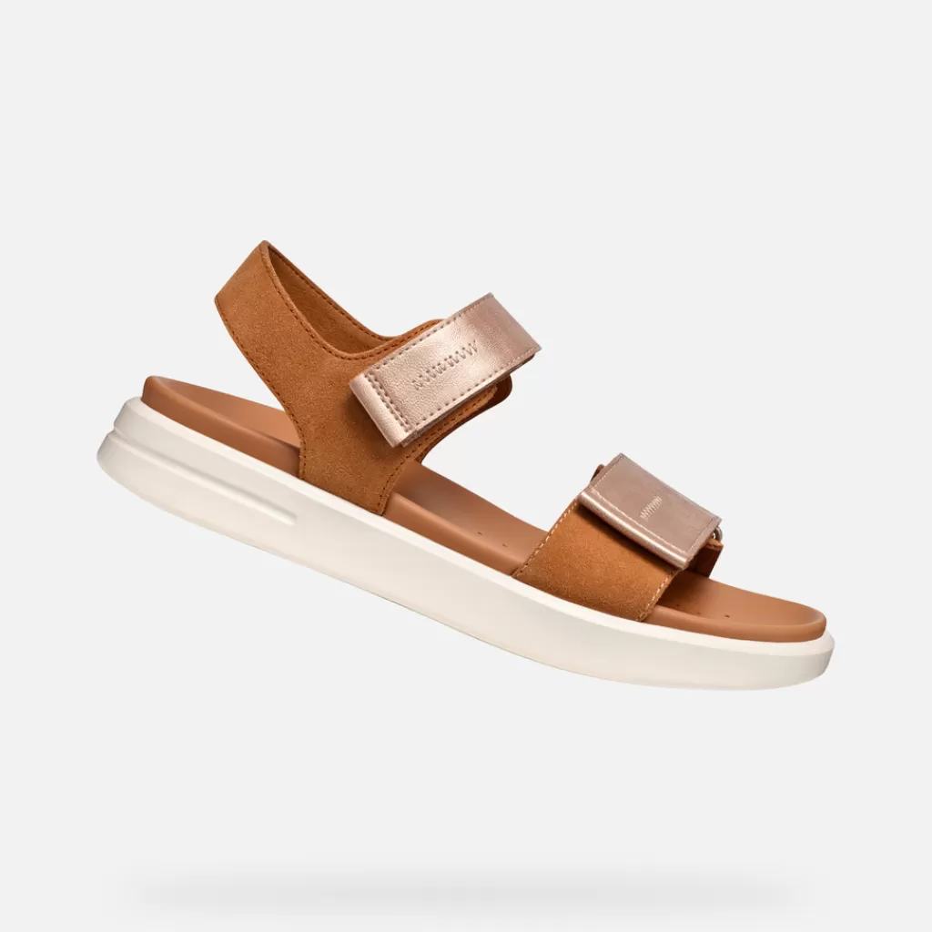 Respira™ | Sandali<Geox XAND 2S DONNA - SANDALI da donna cognac/oro rosa